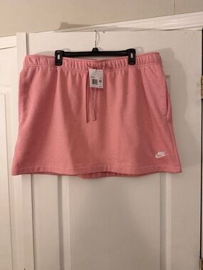 Nike Pink Athletic Drawstring Skirt Size XXL NWT